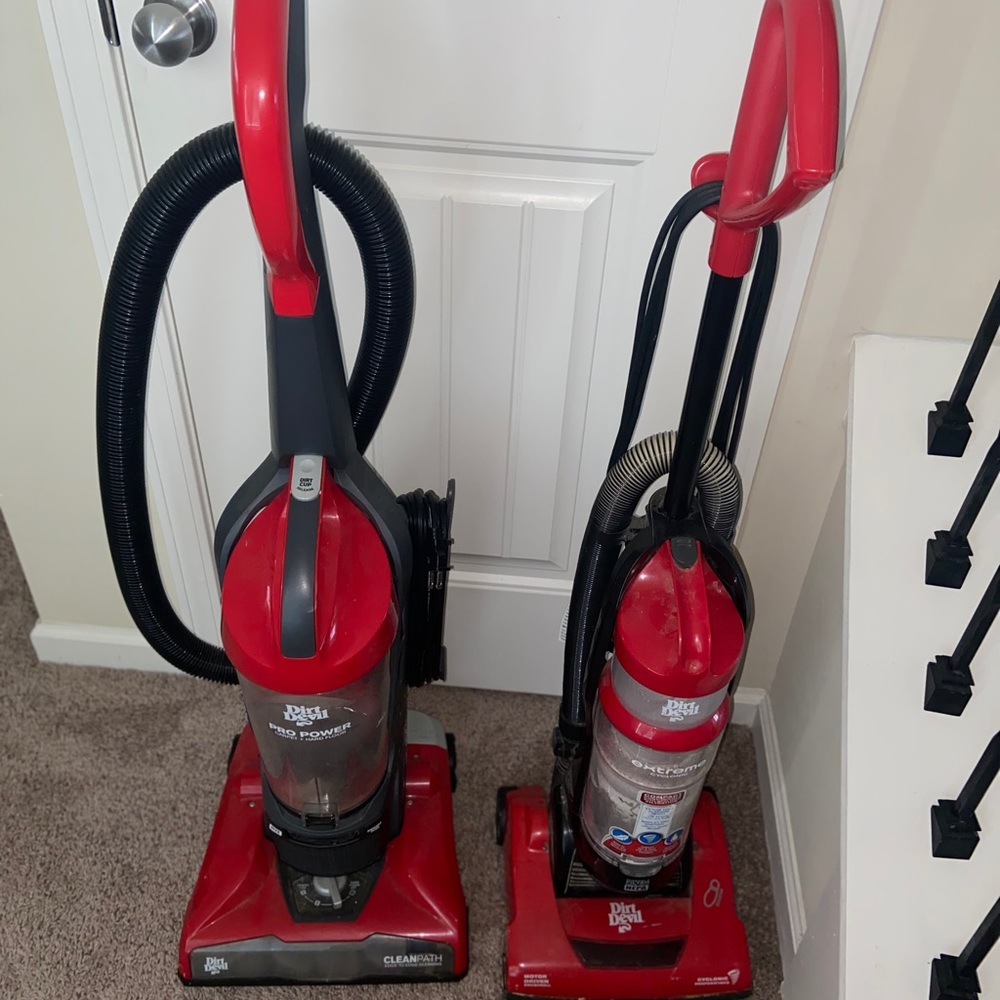 2 new dirt devil vacuums